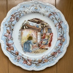 ロイヤルドルトン ブランブリーヘッジ 四季絵皿4枚セット