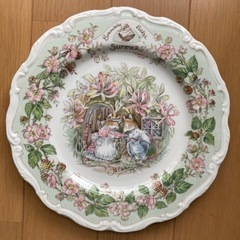 ロイヤルドルトン ブランブリーヘッジ 四季絵皿4枚セット