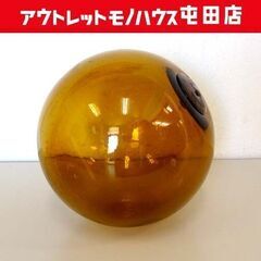 ガラス 浮き球 24cm 漁具オブジェ 硝子製 玉置物 札幌市 ...