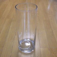東京堂 ガラス 花器 花瓶 シリンダースリム35　直径14.0c...