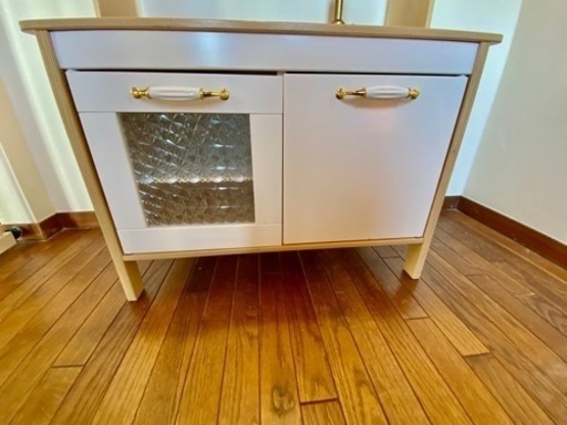 IKEA子供おままごとキッチン☆取っ手、可愛いくアレンジ♪