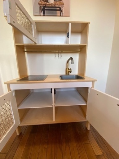 IKEA子供おままごとキッチン☆取っ手、可愛いくアレンジ♪ IKEA子供おままごとキッチン☆取っ手、可愛いくアレンジ♪