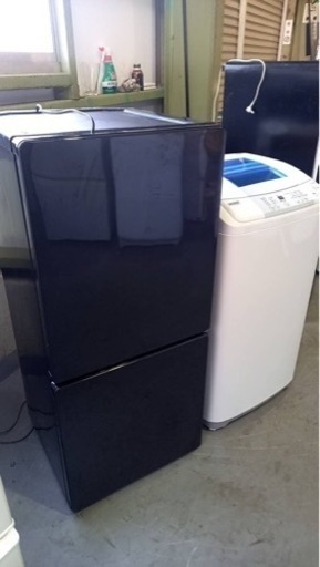 動作確認済⭕当方指定区域の配達と設置無料です⭕110リットル冷蔵庫と5キロ風乾燥機能付き洗濯機です⭕