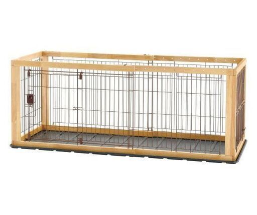 【愛品倶楽部柏店】リッチェル 木製スライドペットサークル レギュラー 屋根つき