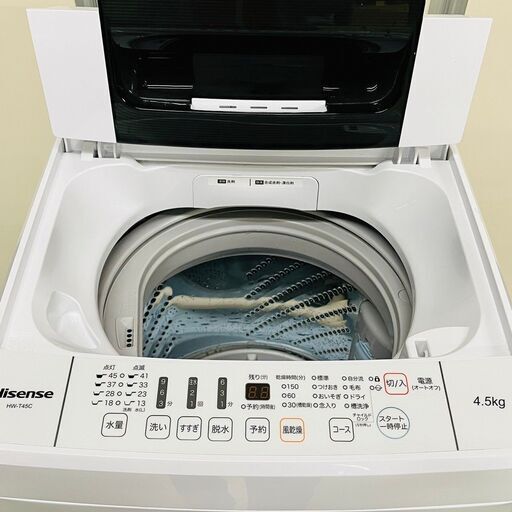Hisense ハイセンス 全自動電気洗濯機 HW-T45C 4.5ｋｇ 2020年製