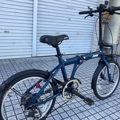【20インチ折りたたみ】JEEP製　外装6段　ライト付　リヤタイヤ、チェーン新品❗️若林自転車　浜大津店　SALE中❗️