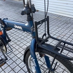 【20インチ折りたたみ】JEEP製　外装6段　ライト付　リヤタイヤ、チェーン新品❗️若林自転車　浜大津店　SALE中❗️