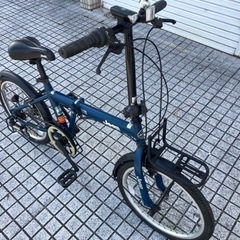 【20インチ折りたたみ】JEEP製　外装6段　ライト付　リヤタイヤ、チェーン新品❗️若林自転車　浜大津店　SALE中❗️