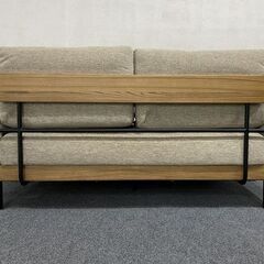 ウニコ/unico トレル TREL カバーリングソファ 2.5人掛けソファ 北欧スタイル フェザー入りクッション 中古家具 店頭引取歓迎 R7840