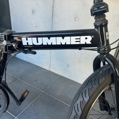 hammer折り畳み自転車 HUMMER[ハマー]20吋 折り畳み自転車 シングル/ブラック