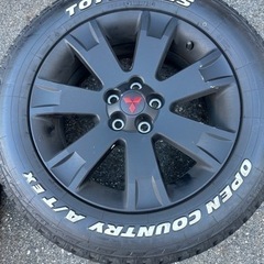 オープンカントリー・中古　タイヤ　ホイル４本セット　OPEN COUNTRY A/TEX 235/60r18 103H