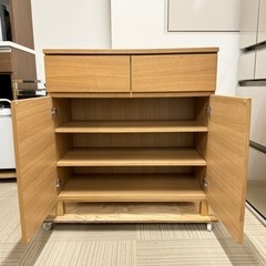 超美品‼️】定価36,000円♪ 無印良品 80cm幅キャビネット サイドボード 