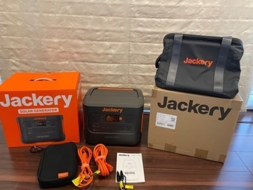 美品⭐︎Jackery1000 Pro ポータブル電源+専用ケース付き⚫️ポタ電 キャンプや災害時に大活躍！