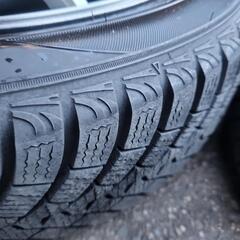 商談が成立しました。広島　軽自動車用　155 65 14 スタッドレスタイヤ　14インチ社外アルミ付き　4本セット