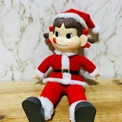 不二家 ペコちゃん人形 おすわりペコちゃん サンタさん クリスマス 