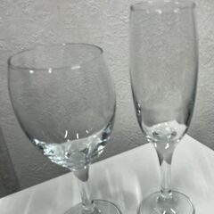 ◆無料◆ワイングラスとシャンパングラス