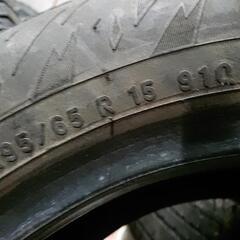 引き取り 195/65R15 4本 スパイクタイヤ ピレリ チップピン