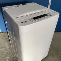 【美品】Hisense 5.5kg洗濯機 HW-K55E 202...