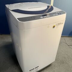 値下げ【人気】SHARP 5.5kg洗濯機 ES-GE55R-H...