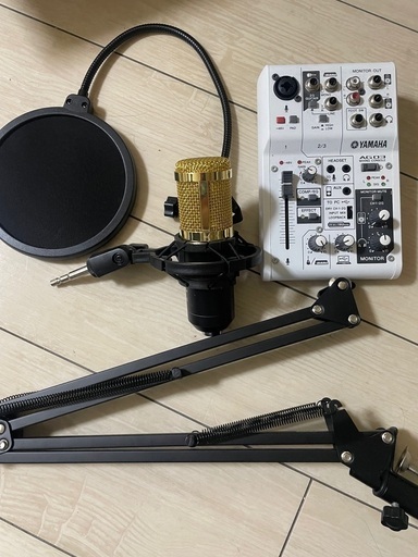 【価格交渉+郵送可】ag03 + マイク、その他ケーブル
