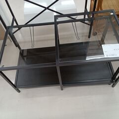 ★ジモティ割あり★ IKEA ガラステーブル ブラック W92....