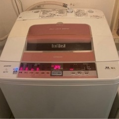 ピンクの洗濯機！！