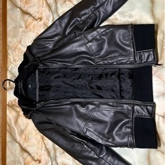 ジャケット ブルゾン FAKE LEATHER THERMORE...