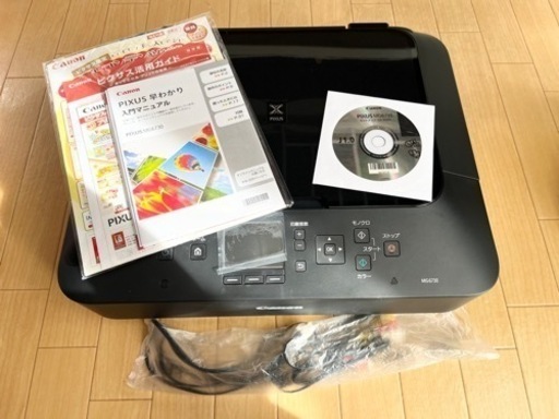 【美品】動作確認済み 印刷枚数100枚 Canon PIXUS キャノン ピクサス MG6730 インクジェットプリンター 複合機 おまけインク・A4用紙付き