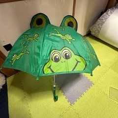【ネット決済】子供用雨傘　カエルさん
