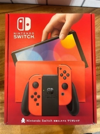 【新品未開封】Nintendo Switch（有機ELモデル）マリオレッド