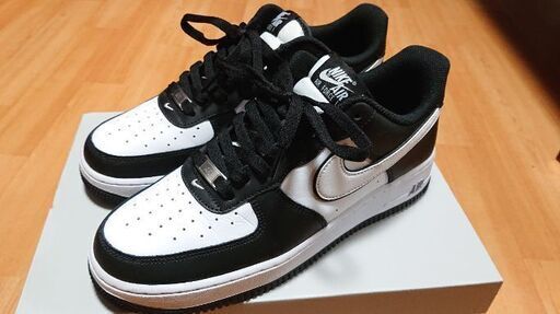 エア フォース 1 '07 AIR FORCE 1 '07 白黒 パンダ ホワイト ブラック 27.5㎝