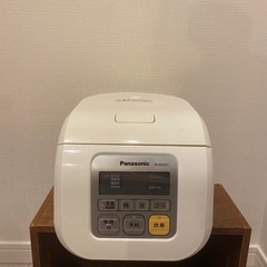 Panasonic 炊飯器3合 ホワイト SR-ML051-W