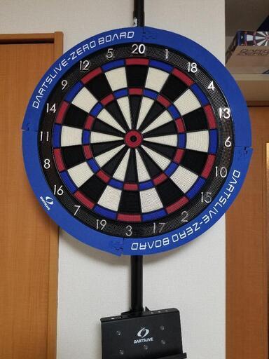 DARTSLIVE-ZERO BOARD ＆ DARTSLIVE ポールスタンド ブラック\n\n