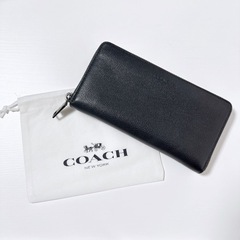 【超美品】COACH コーチ 長財布/ブラック黒