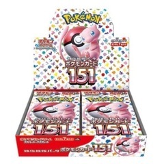 ポケカ ポケモンカード151未開封BOX シュリンク有