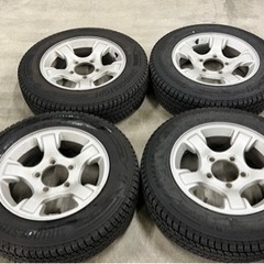 ジムニースタッドレス　ブリヂストン　ブリザック　DM-V3 アルミホイール付き！ 