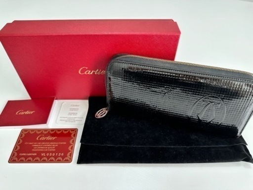 【正規品✴︎超美品】Cartier カルティエ ハッピーバースデイ エナメル長財布 男女兼用