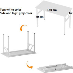 ビッグデスク（写真と同じ）、折りたたみ式 
