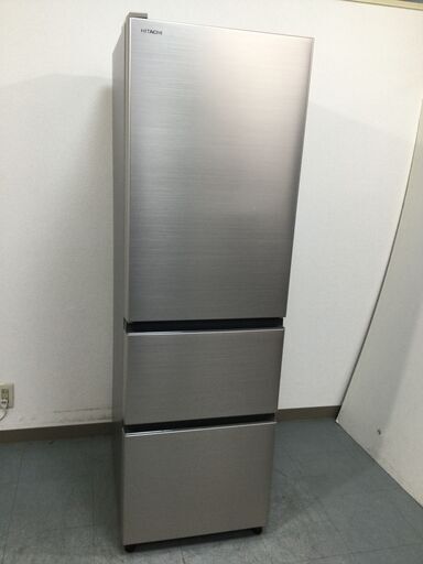 JT7636【HITACHI/日立 3ドア冷蔵庫】訳アリ特価 2022年製 R-V32RVL-N うるおいチルド 左開き 家電 キッチン 冷蔵冷凍庫