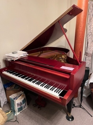 グランドピアノ YAMAHA G2レイモンドモデル 茶色 木目