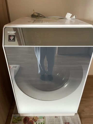 【メルカリで売れました】SHARPドラム式洗濯乾燥機　2018年製　ジャンク品