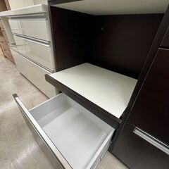 オススメ品?2面レンジボード 入江木工?モイス スチームオーブン対応 