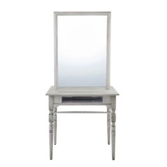 天然木製両面鏡ドレッサー(セット面)