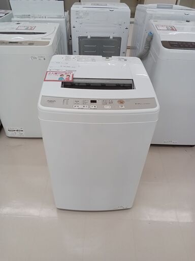 ★ジモティ割あり★ AQUA 洗濯機 AQW-S60J 6.0ｋｇ 21 動作確認／クリーニング済み TC740