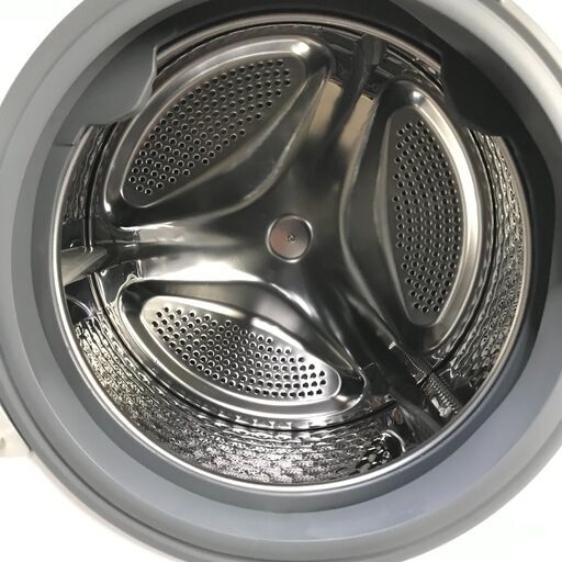 2023年製 IRIS OHYAMA アイリスオーヤマ ドラム式洗濯機 HD71-W/S 7.5kg ホワイト 一部動作確認済み 菊RH