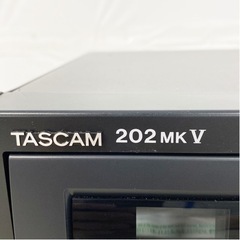 【美品】業務用 ダブルカセットデッキTASCAM 202MKⅤ