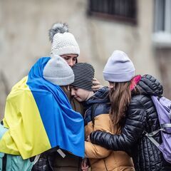 ウクライナ人難民に笑顔を届けたい！大阪に住んでいるウクライナ難民...