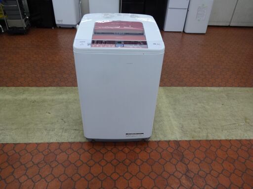 ID 162884　洗濯機7K　日立　２０１５年　パネルめくれあり　BW-7TV