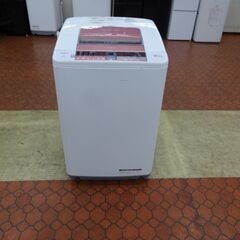 ID 162884　洗濯機7K　日立　２０１５年　パネルめくれあ...
