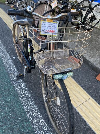 リサイクルショップどりーむ天保山店　No.987　電動自転車！大人気27インチ！カギ付き！